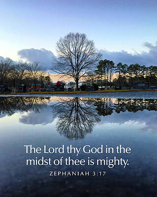 Natural Photograph - The Lord Thy God by Greg Lane