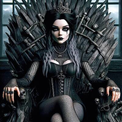 Digital Art - The Mad Empress by Bill And Linda Tiepelman