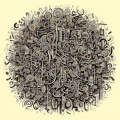 Intricate Digital Art - The Meaning... by Colin Hardman