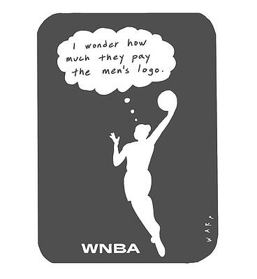 Silhouette Wall Art featuring the drawing The Men's Logo by Kim Warp