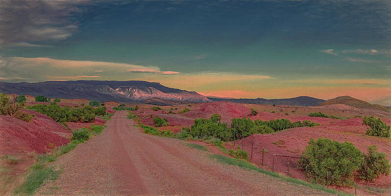 Country Photograph - The Middle Of Nowhere, Montana by Marcy Wielfaert