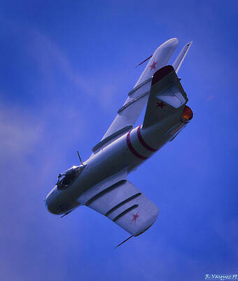 Sky Wall Art featuring the photograph The Mig-17 With A Hot Seat by Rene Vasquez