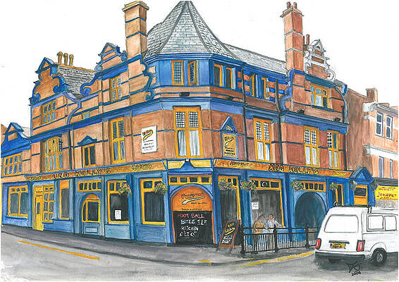 Pub Wall Art featuring the painting The Ned  Kellys Brent  London  UK by Francisco Gutierrez