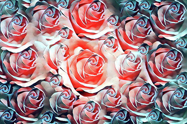 Spring Photograph - The Never Ending Rose by Gina Fitzhugh