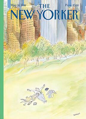 Break Wall Art featuring the painting New Yorker May 18th, 1998 by Jean-Jacques Sempe