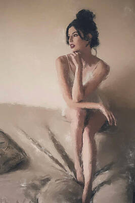 Painting - The Nightgown by Gary Arnold