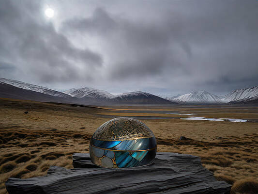 Sky Digital Art - The Observer by Eris And AI