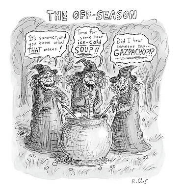 Cold Drawing - The Off Season by Roz Chast