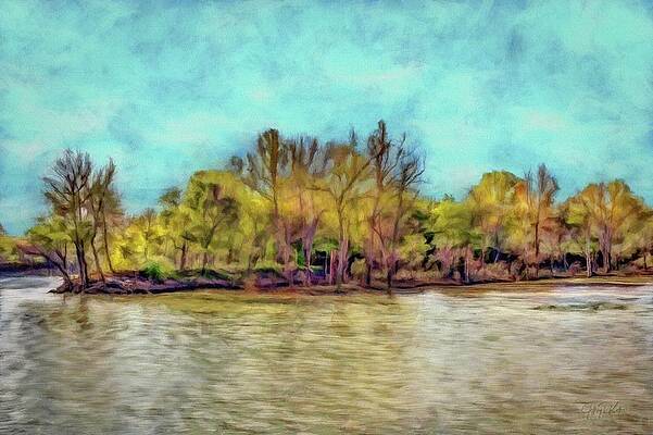 Wall Art featuring the painting The Other Side by Jeffrey Kolker