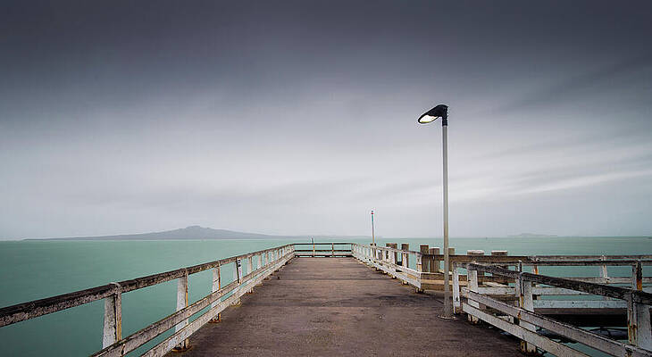 Sky Wall Art featuring the photograph The Peir 1 by Printed View