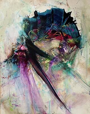 Abstract Wall Art featuring the painting The Reckoning Sought Thereafter by Rodney Frederickson