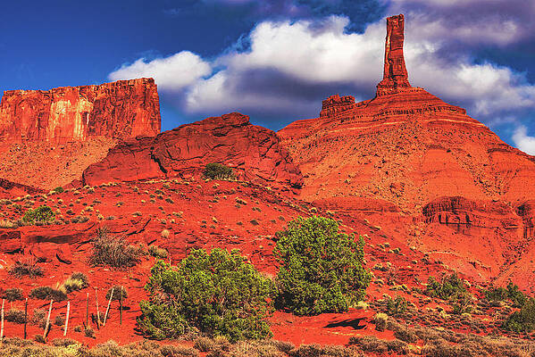 Unique Photograph - The Rectory And Castleton Tower 2, Utah by Abbie Warnock
