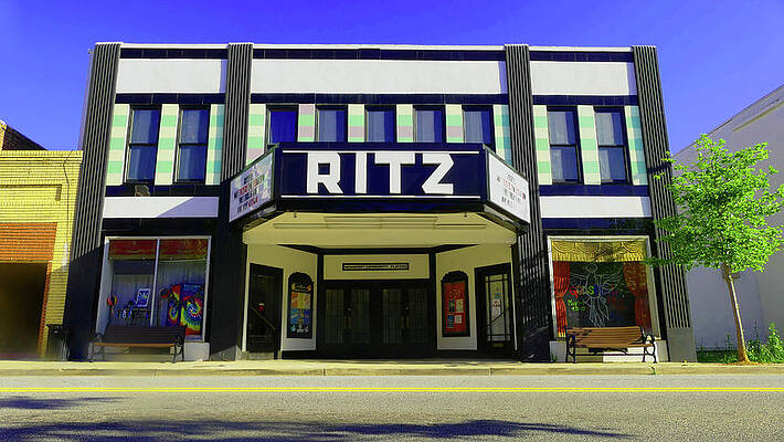 Newberry Wall Art featuring the photograph The Ritz by Brian Hare
