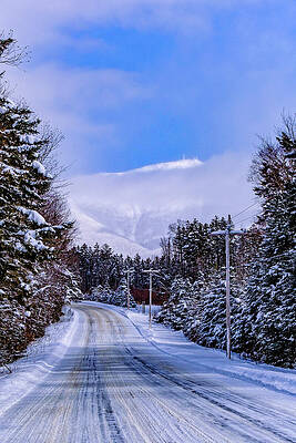 Wall Art featuring the photograph The Road To The Mountain. by Jeff Sinon
