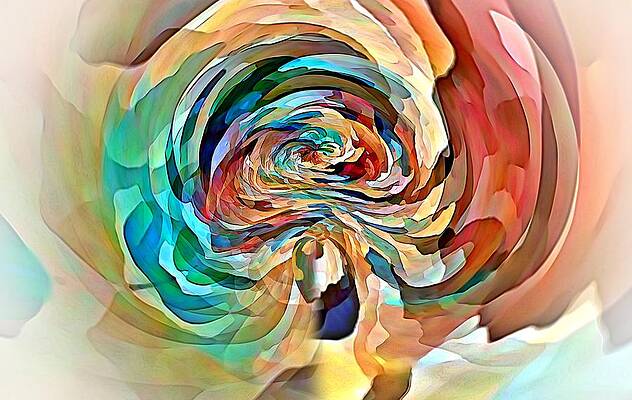 Nature Digital Art - Rose Tunnel by David Manlove