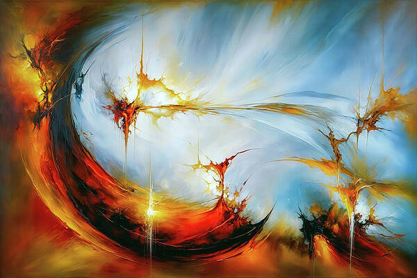 Wall Art featuring the digital art The Search For Light 5 by Ursula Abresch