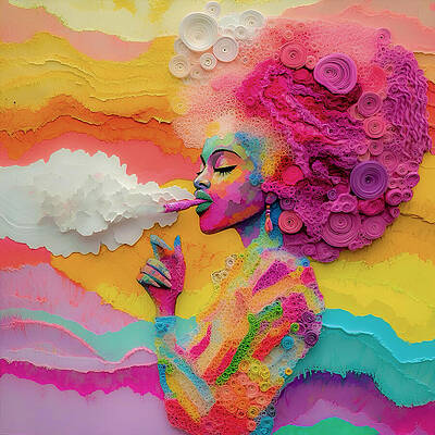 Intricate Digital Art - The Sesh by Paul Charles