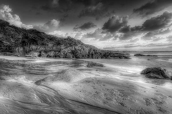 Wall Art featuring the photograph The Shoreline Of Marginal Way by Penny Polakoff