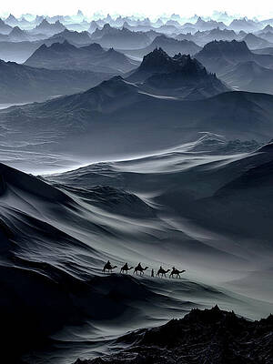 Wall Art featuring the photograph The Silent Crossing by Sofie Conte