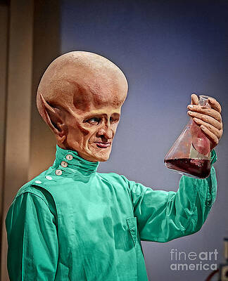 Funny Wall Art featuring the digital art The Sixth Finger by Franchi Torres