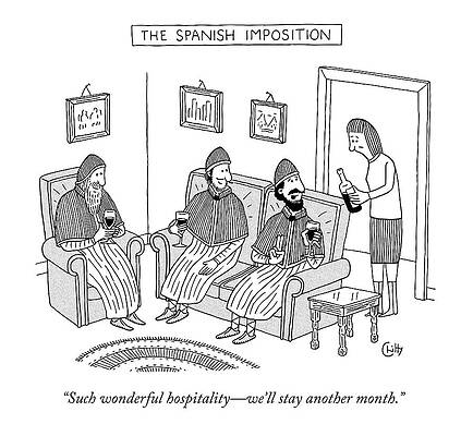 The Spanish Imposition Parody Drawing