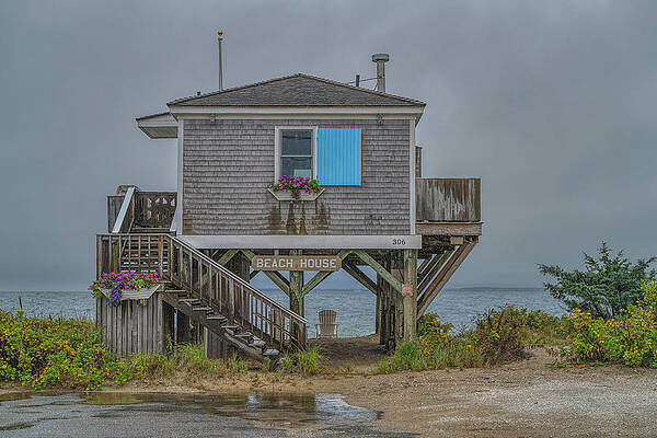 Massachusetts Wall Art featuring the photograph The Stilt House by Penny Polakoff