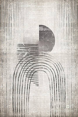 Abstract Geometric Composition Digital Art