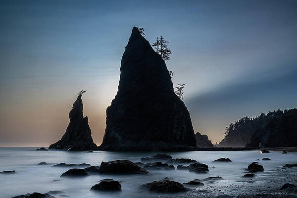 Sky Photograph - The Two Towers No. 4 by Matt Halvorson