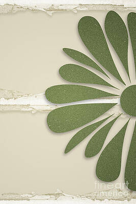 Geometric Digital Art - The Unconventional Flower No1 by Ema Paraschiv