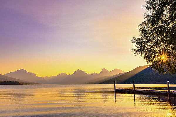 Wall Art featuring the photograph The View From Apgar - Glacier National Park by Adam Mateo Fierro