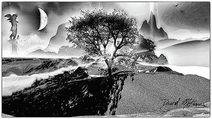 Wall Art featuring the digital art The Visage by David McKinney