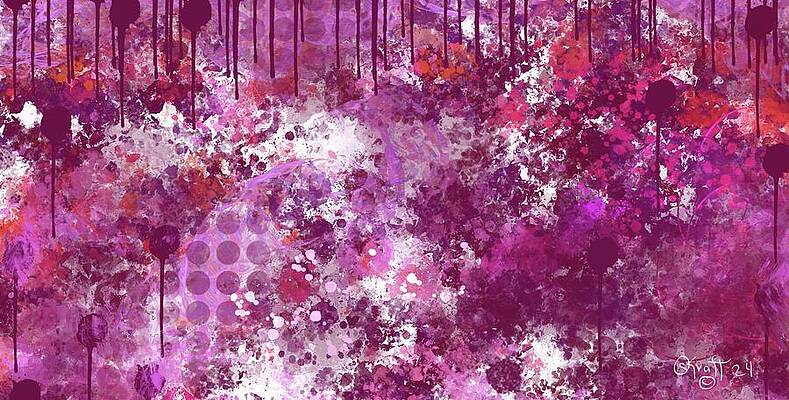 Chaotic Painting - Euphoria by Sonja Kraft