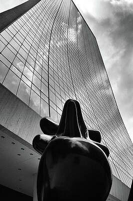 Sky Wall Art featuring the photograph The Wall Street Bull by Louis Dallara