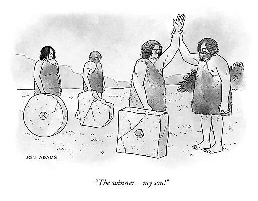 Invention Drawing - The Winner by Jon Adams