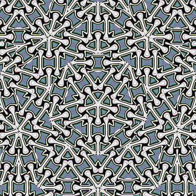 Geometric Wall Art featuring the digital art Them Bones by Vic Eberly