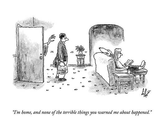 Relax Drawing - Things You Warned Me About by Frank Cotham