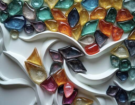 Colorful Digital Art - This Game Is Awfully Complicated by Eris And AI