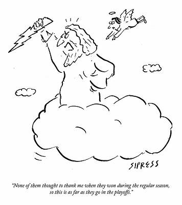 Lightning Drawing - This Is As Far As They Go by David Sipress