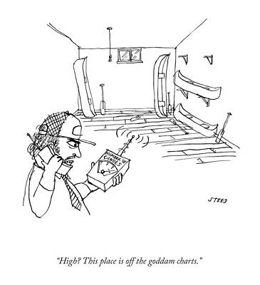 Detective with Canoe Counter Wall Art