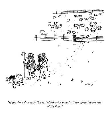 Rest Drawing - This Sort Of Behavior by Edward Steed