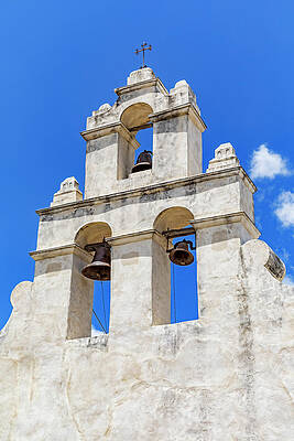 Symbolic Wall Art featuring the photograph Three Bell Tower by Kelley King
