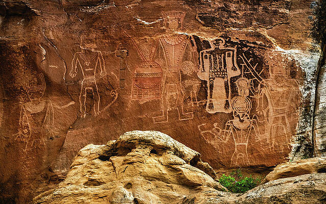 Utah Photograph - Three Kings Panel, Utah by Abbie Warnock