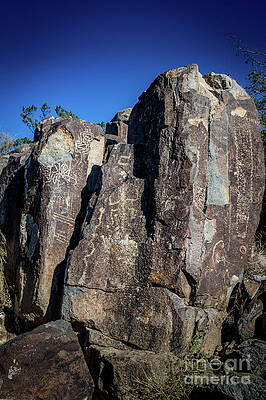Wall Art featuring the photograph Three Rivers Petroglyphs #30 by Blake Webster