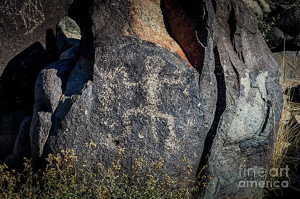 Wall Art featuring the photograph Three Rivers Petroglyphs #5 by Blake Webster