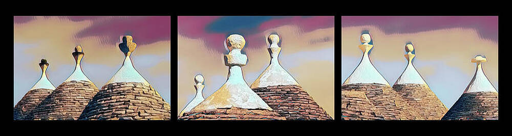 Bold Wall Art featuring the photograph Three Times Three - Desert Sand by Elvira Peretsman