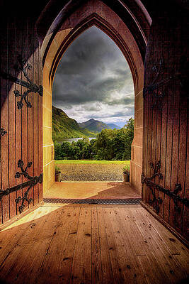 Through the arched door by Grant Glendinning