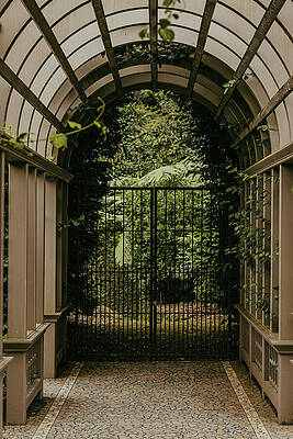 Architecture Photograph - Through The Gate by Nova Rae
