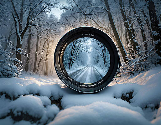 Digital Art - Through The Lens by Deb Beausoleil