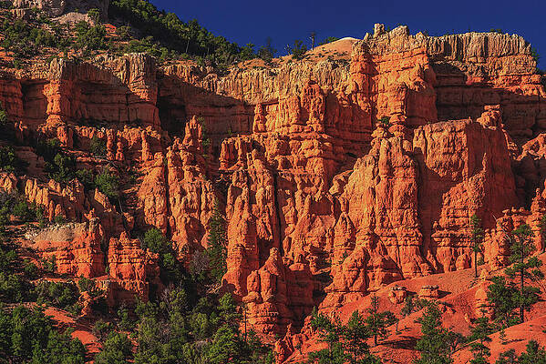 Mountain Photograph - Thunder Mountain Formations, Scenic Byway 12, Utah by Abbie Warnock