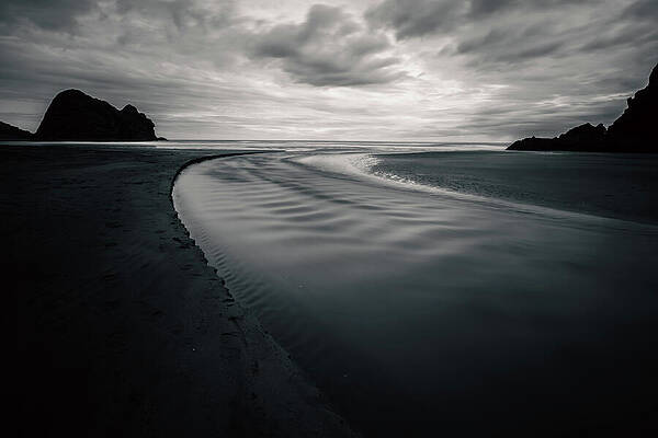 Water Photograph - Tidal Stream by Printed View